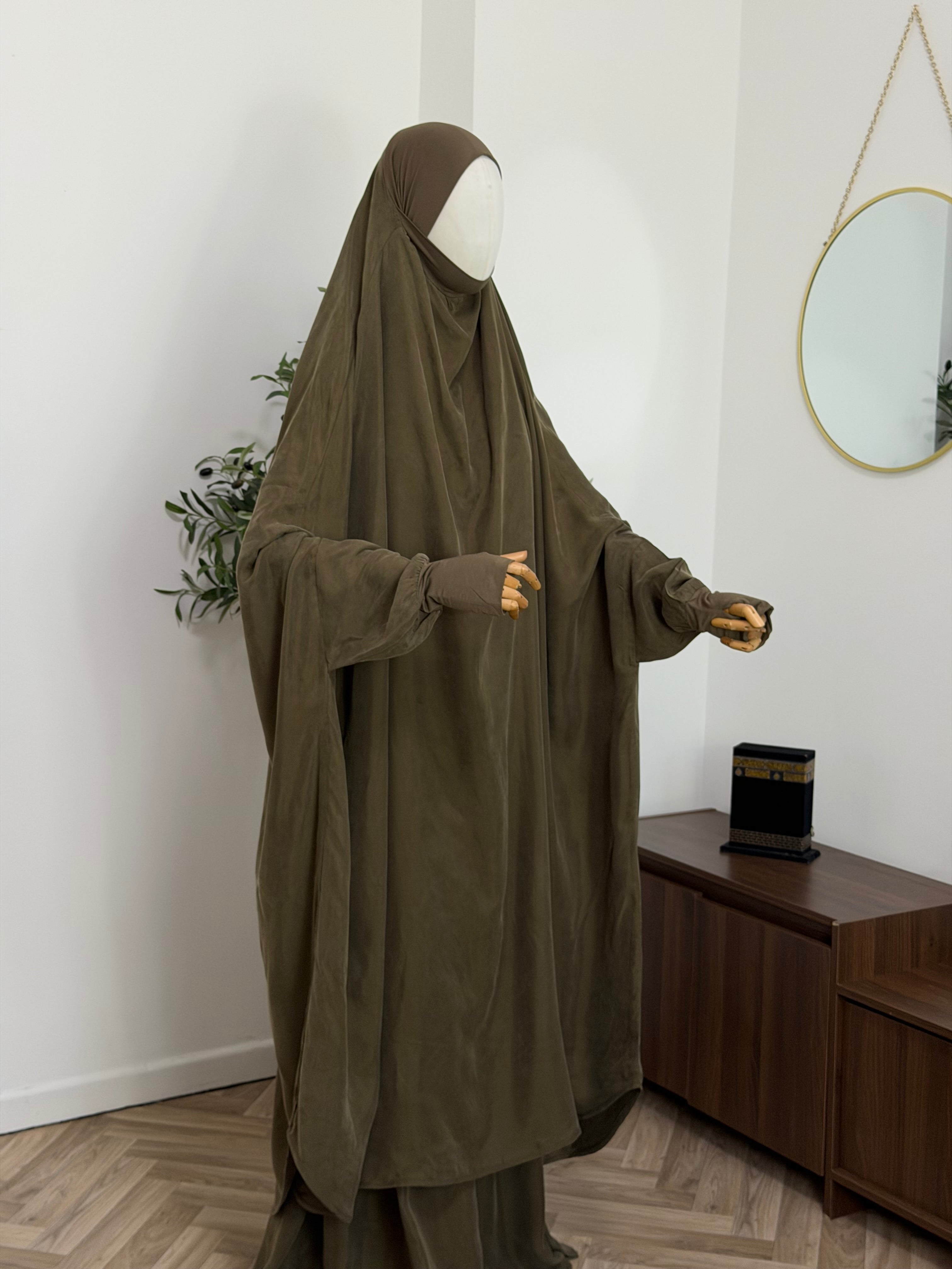 2-teiliger Jilbab aus Cupro