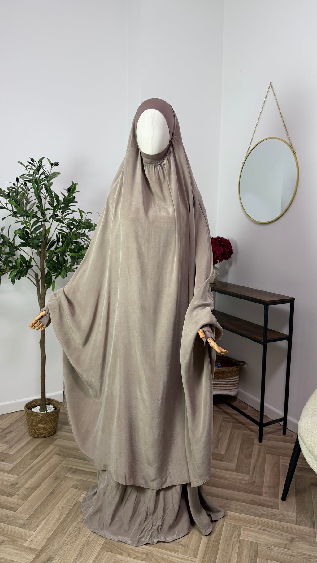 2-teiliger Jilbab aus Cupro