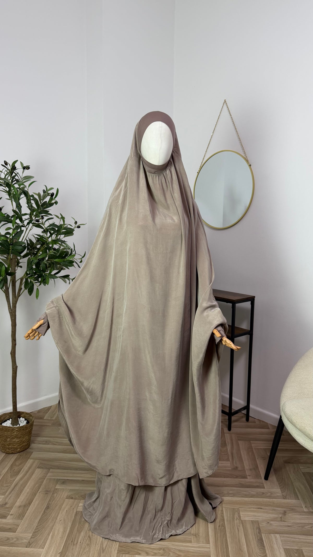 2-teiliger Jilbab aus Cupro