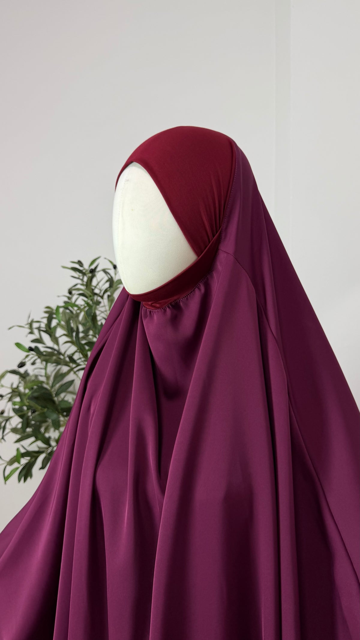 Jilbab 2-teilig aus Abaya Seide