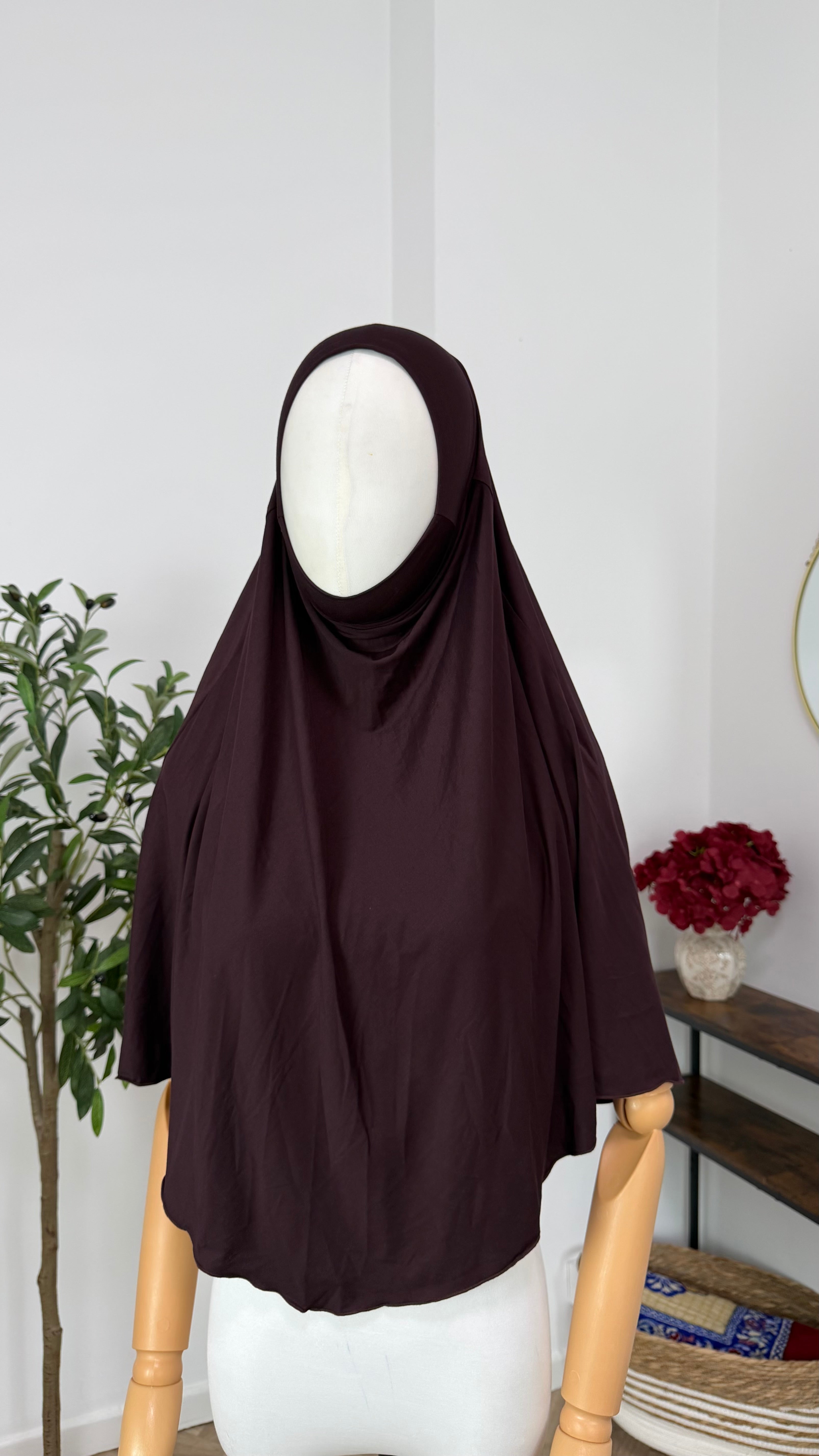 Khimar made of cotton jersey