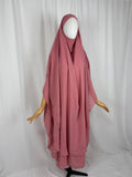 Zweilagiger Khimar aus Chiffon