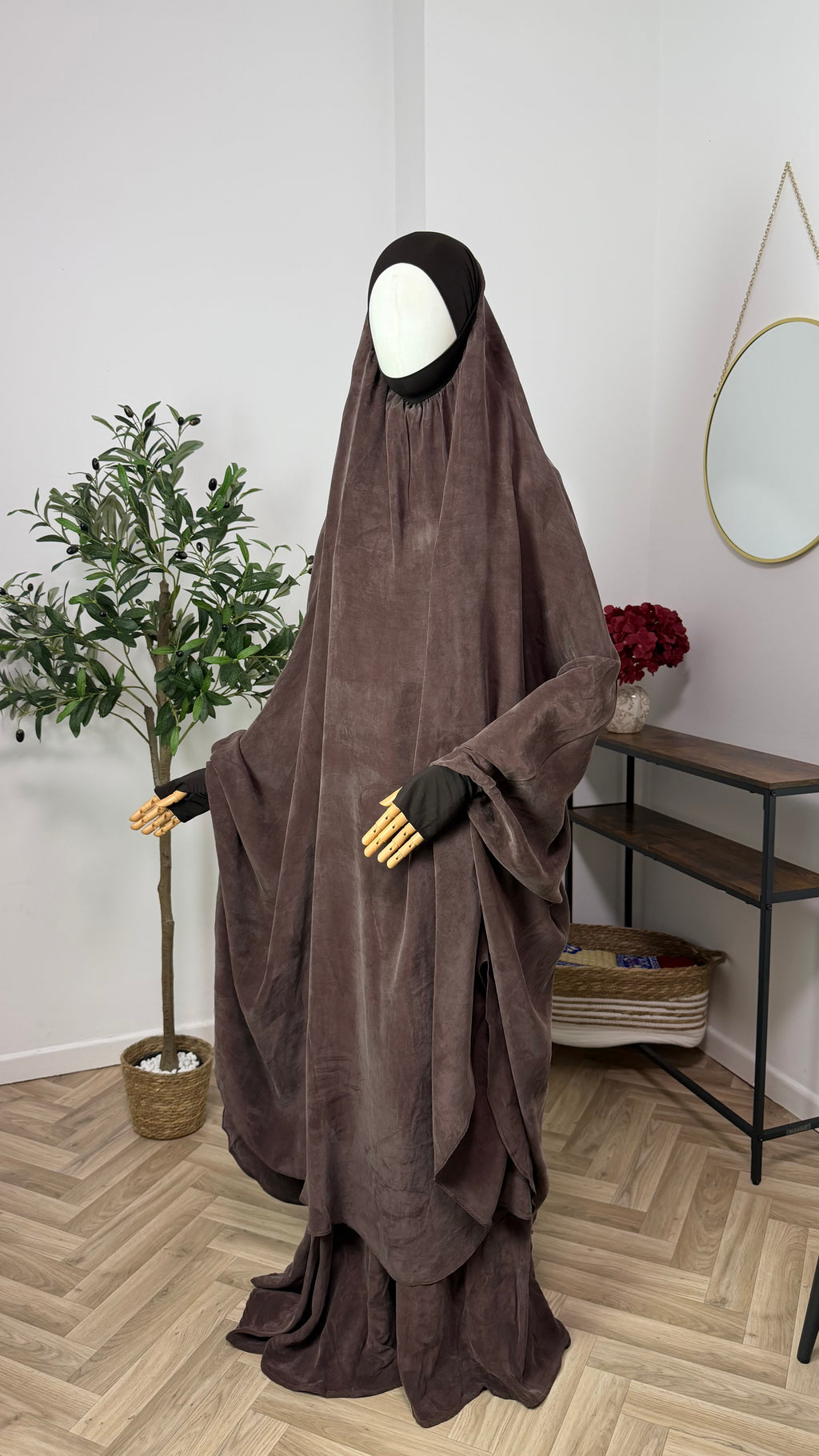 2-teiliger Jilbab aus Cupro
