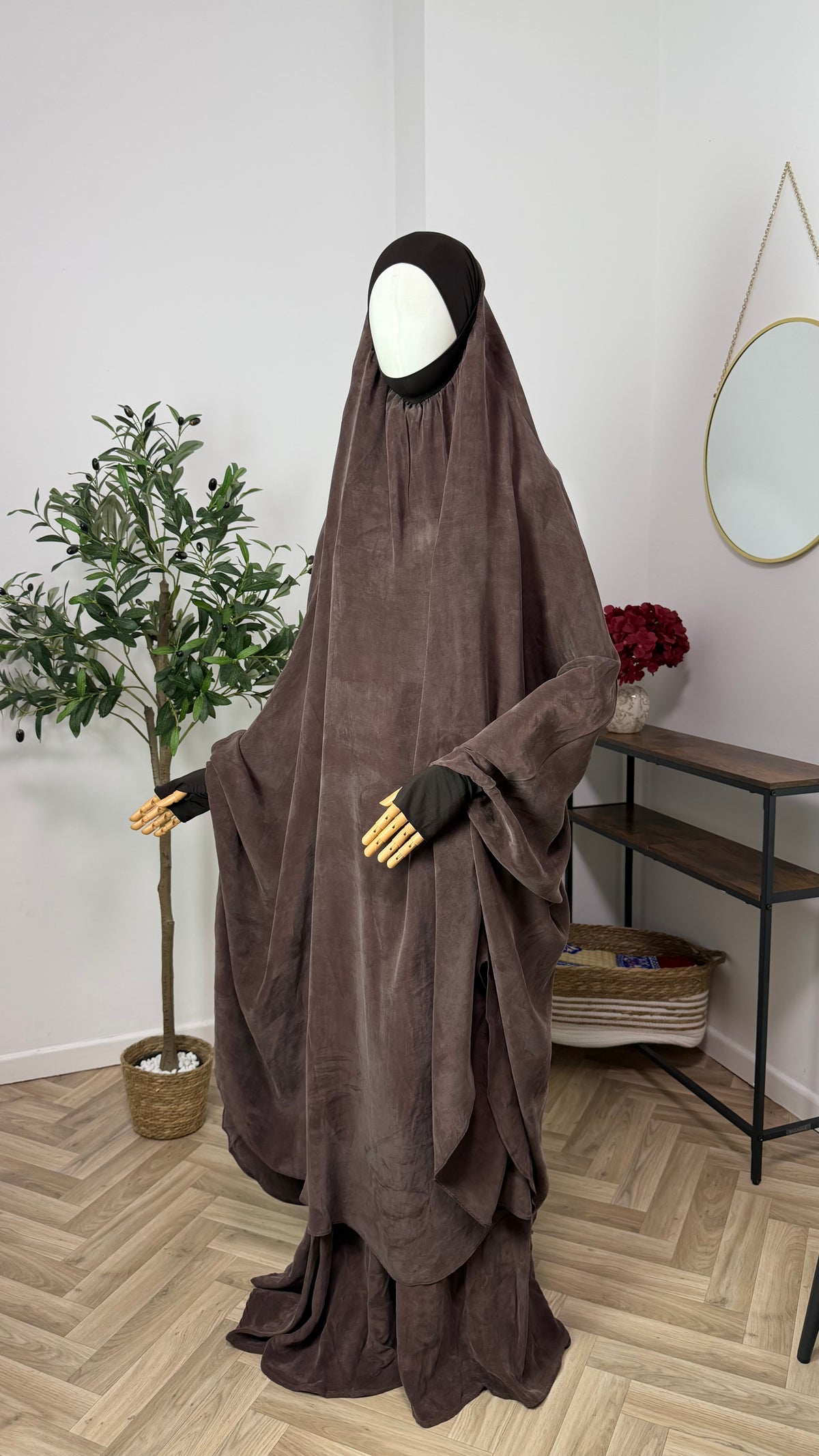 2-teiliger Jilbab aus Cupro