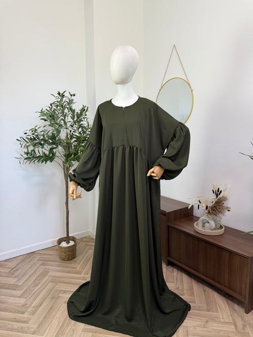 Abaya mit Ballonärmeln
