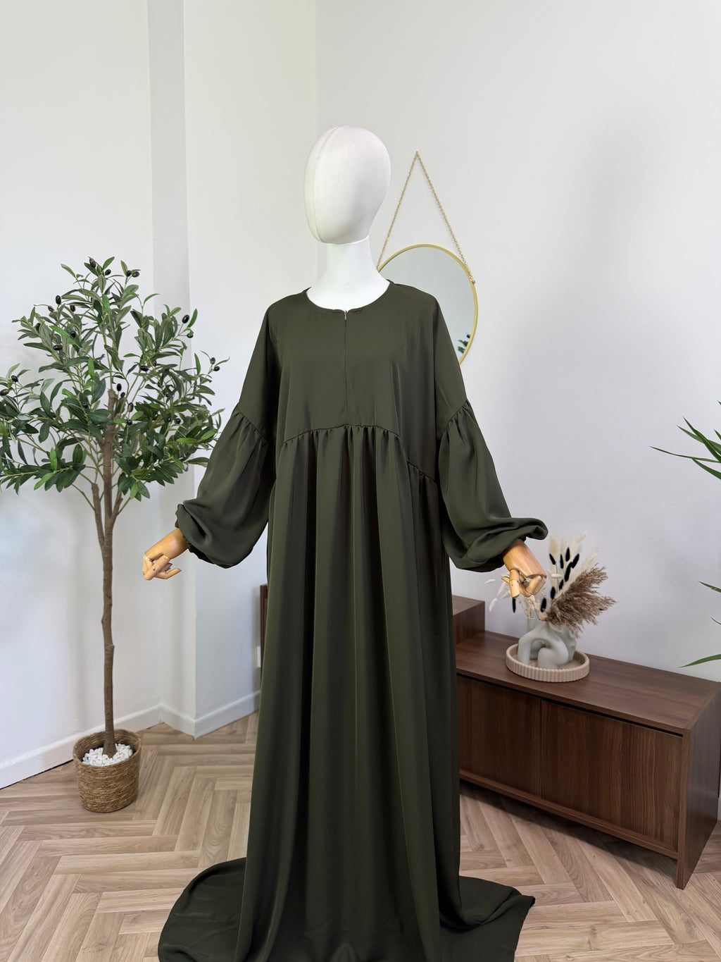 Abaya mit Ballonärmeln