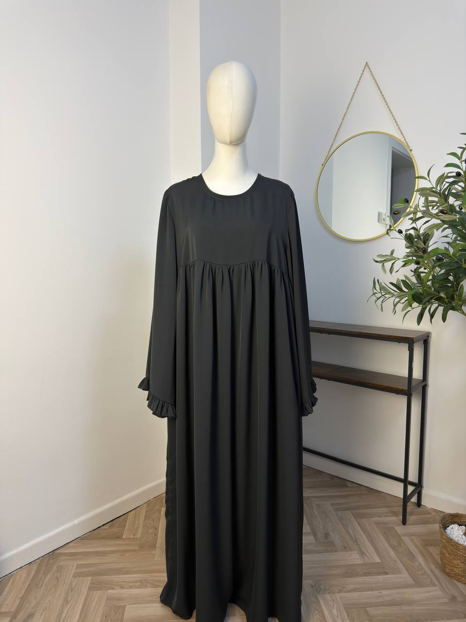 Abaya mit Rüschenärmeln