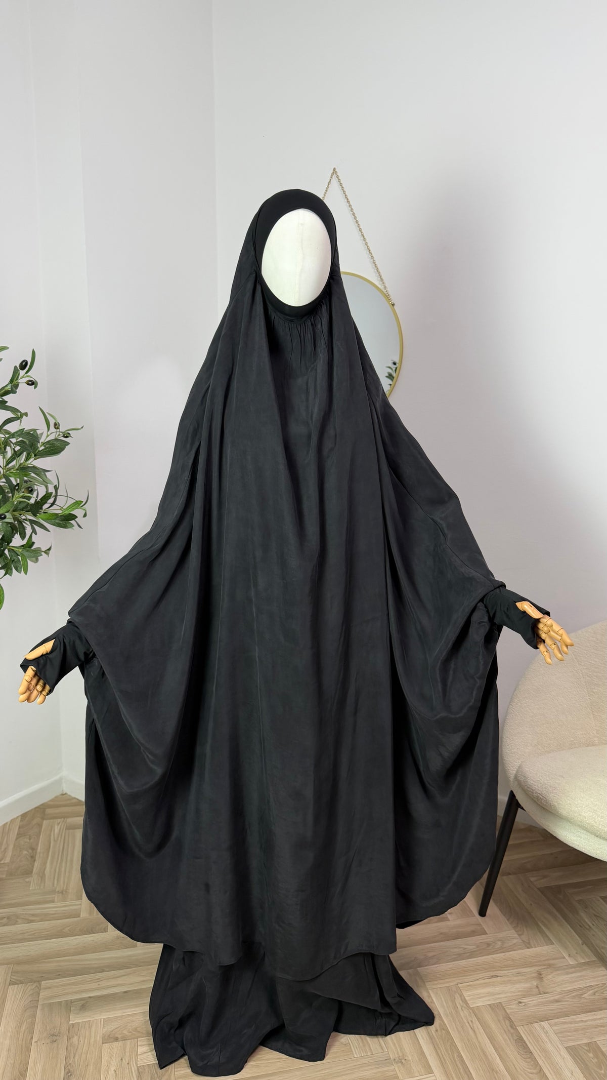 2-teiliger Jilbab aus Cupro