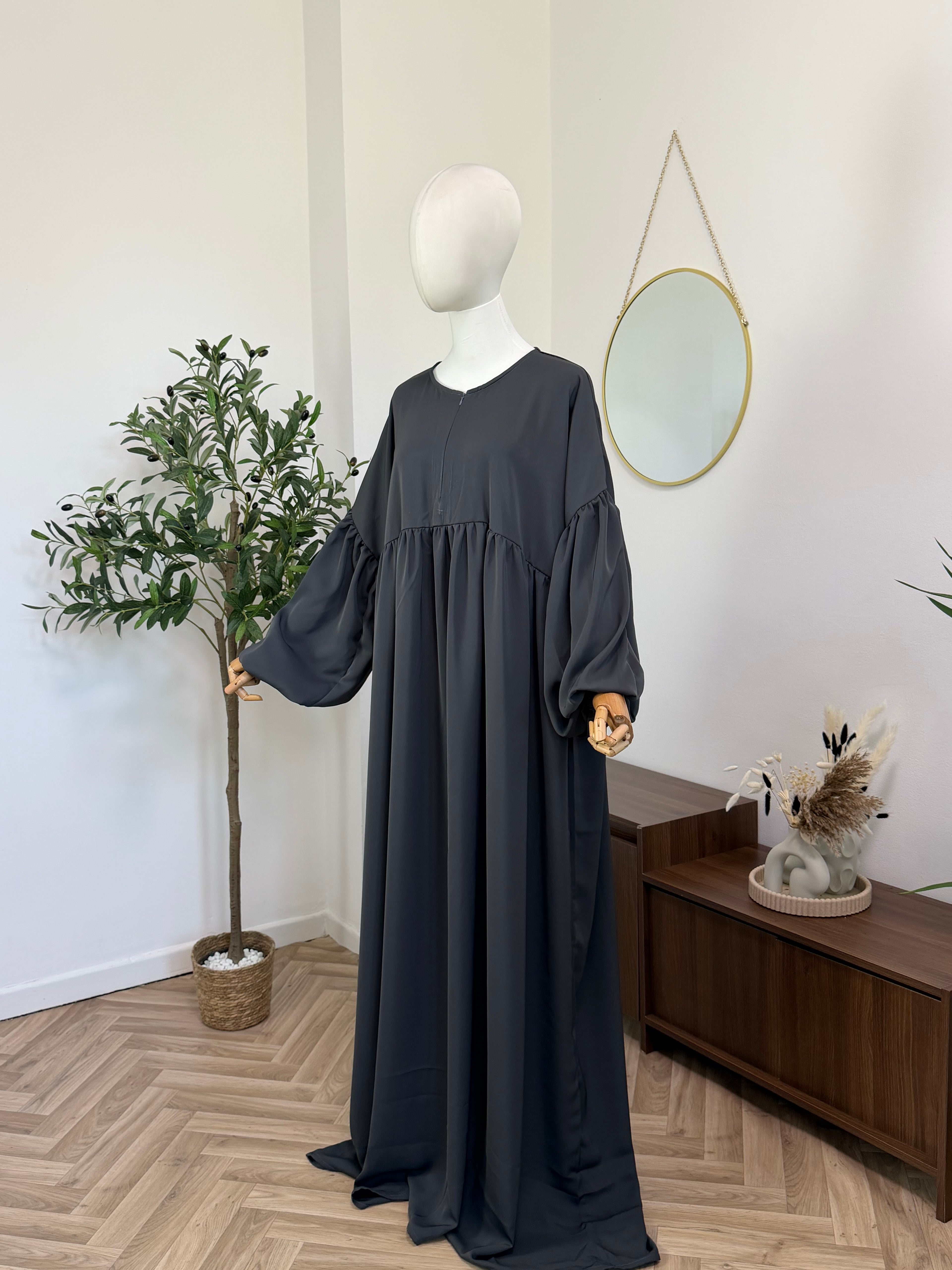 Abaya mit Ballonärmeln