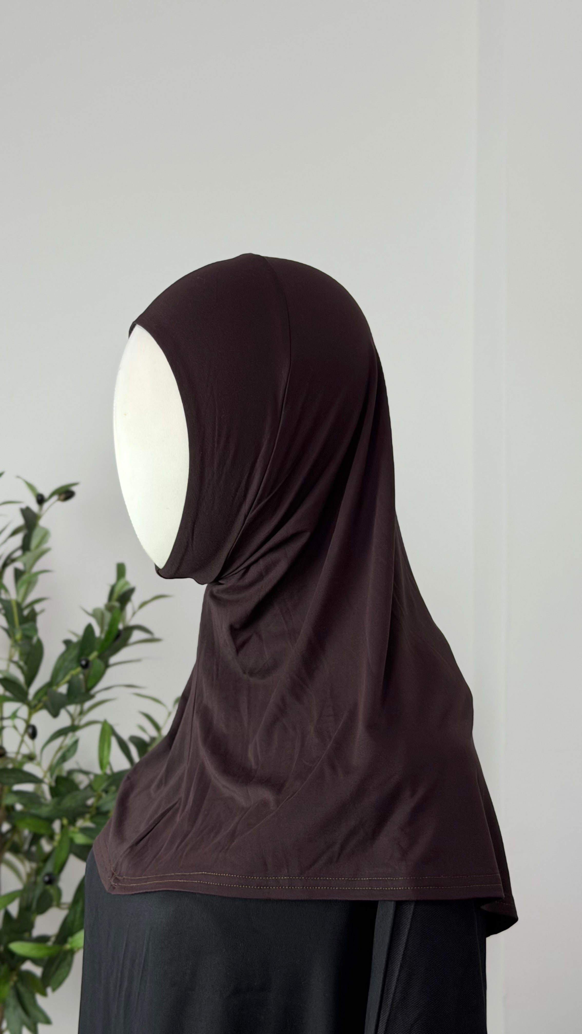 Schlauch-Unterhijab mit Hals- und Kinnbedeckung