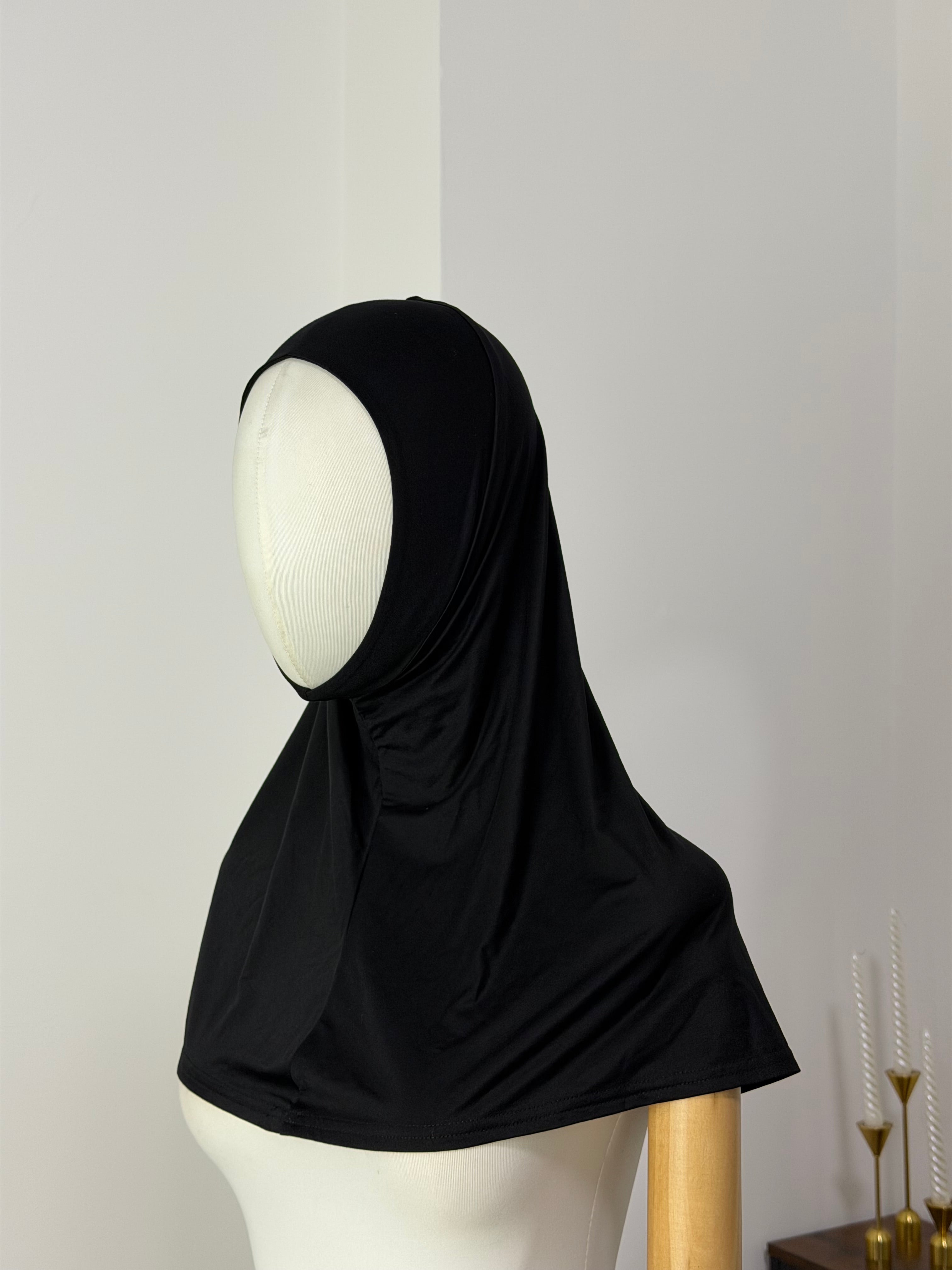 Schlauch-Unterhijab mit Hals- und Kinnbedeckung