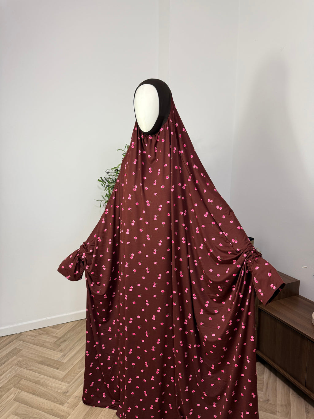 Prayer jilbab made of bamboo viscose