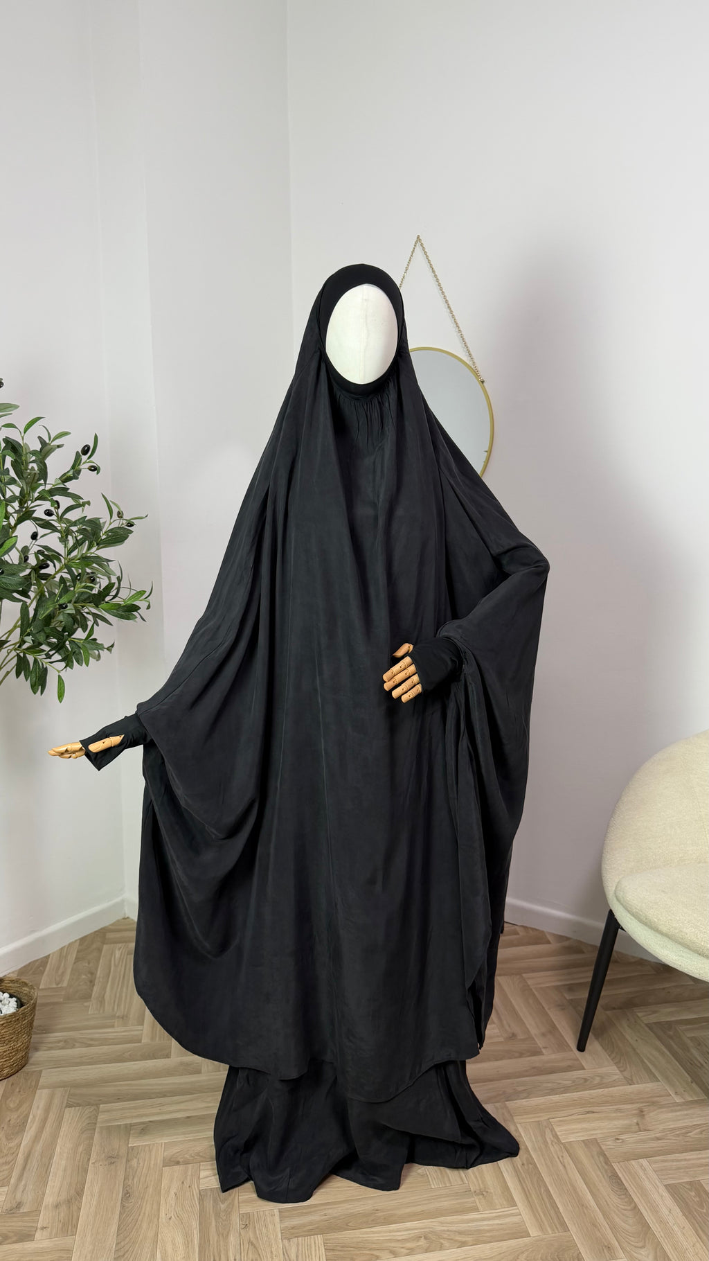 2-teiliger Jilbab aus Cupro