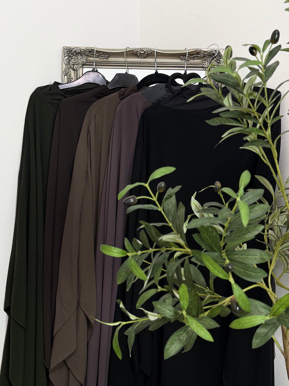 Zweilagiger Chiffon-Khimar – Maxi