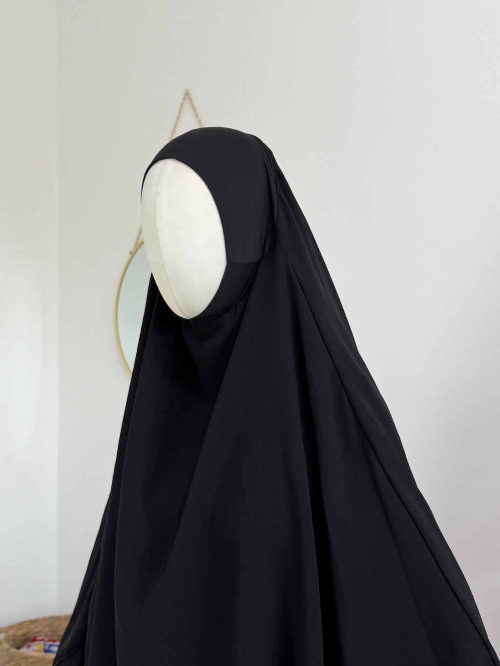 Zweilagiger Chiffon-Khimar – Midi