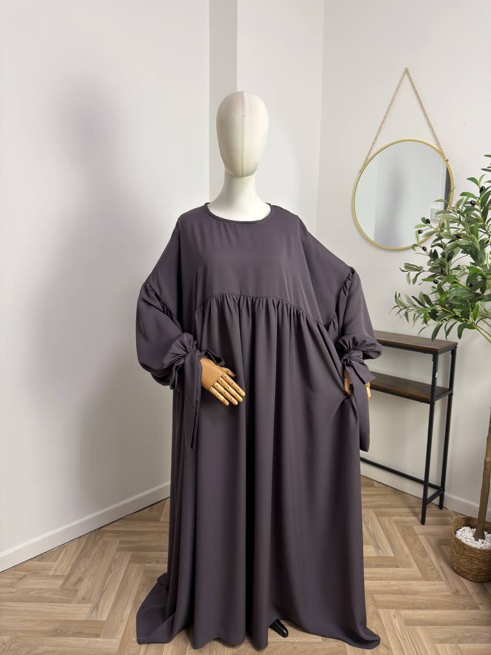Abaya mit Ballonärmeln