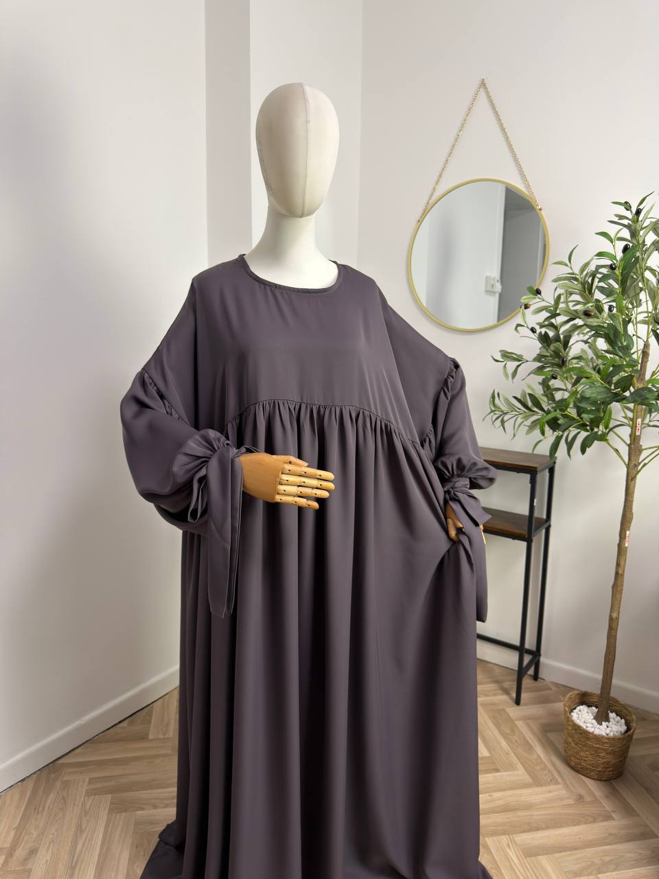 Abaya mit Ballonärmeln