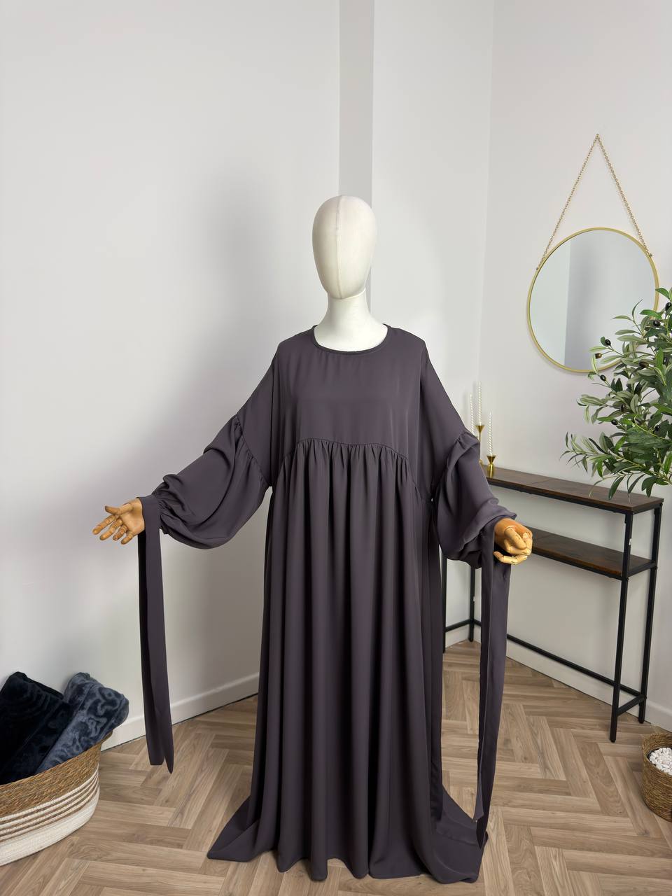 Abaya mit Ballonärmeln